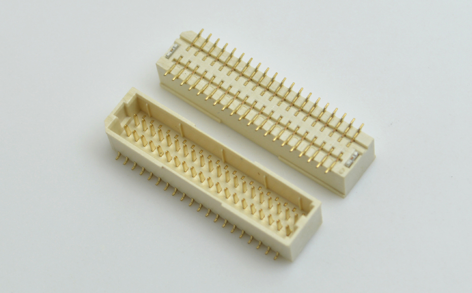 1.0MM 20P 2*10 H4.0雙排線對板連接器 側插貼片針座器連接端子,蝌蚪网站在线观看