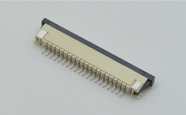 FPC插座，FFC軟排線連接器,FFC接插件1.0間距8P下接抽屜式